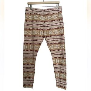 TIME & TRU CHRISTMAS LEGGINGS SIZE XL